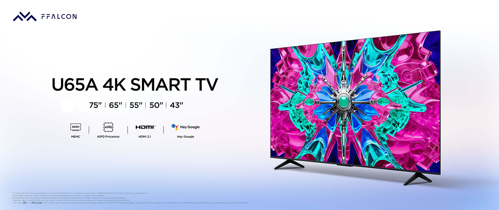 FFALCON U65A 4K LED Google TV 2026